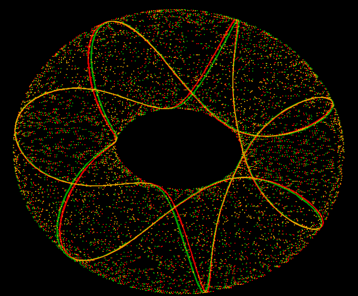 torus 7 2 knotted geodesic
